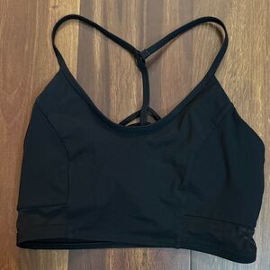 LULULEMON Black Women's Racerback Sports Bra Size 6